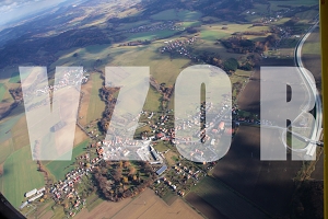 Letecké snímky Lešná