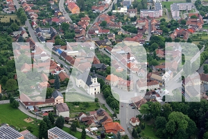 Letecké snímky Velké Opatovice a Malá Roudka